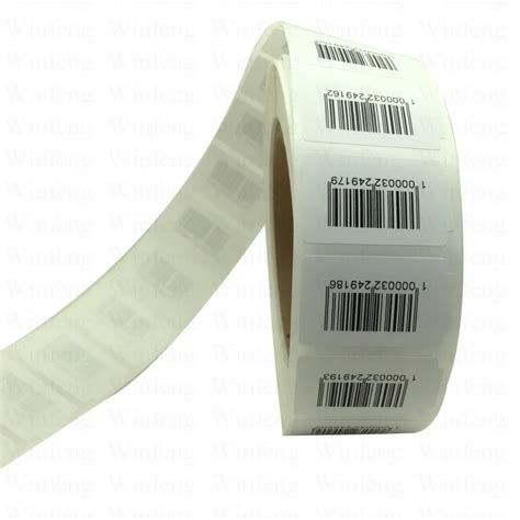 rfid tags with barcode|disposable rfid tags.